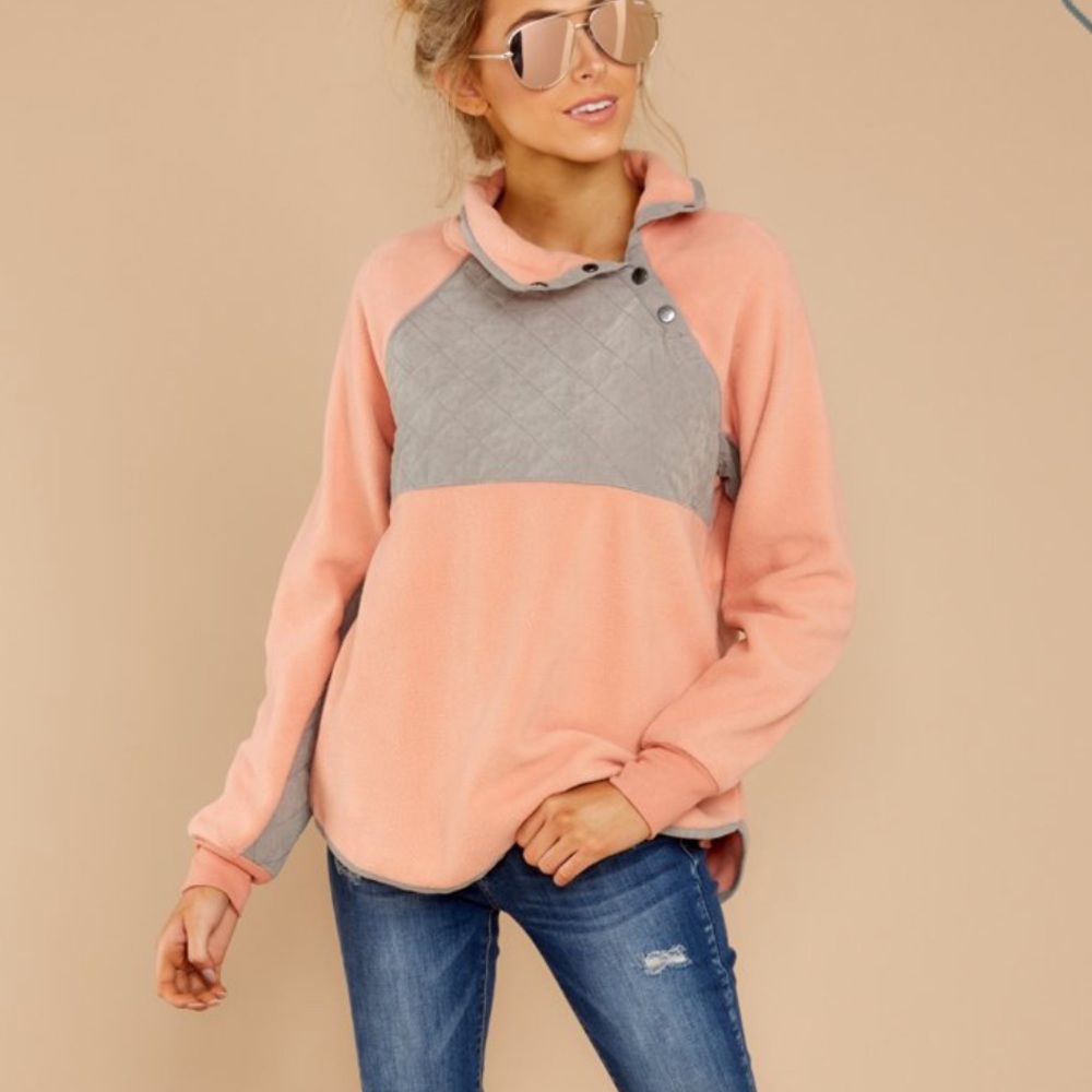 Peach pullover